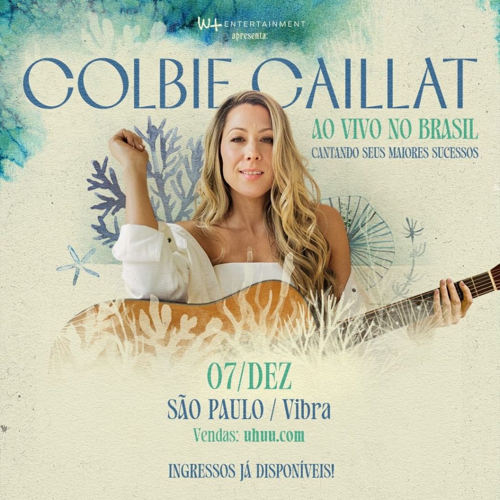 Colbie Caillat volta ao Brasil em Dezembro e se apresenta na Vibra São Paulo