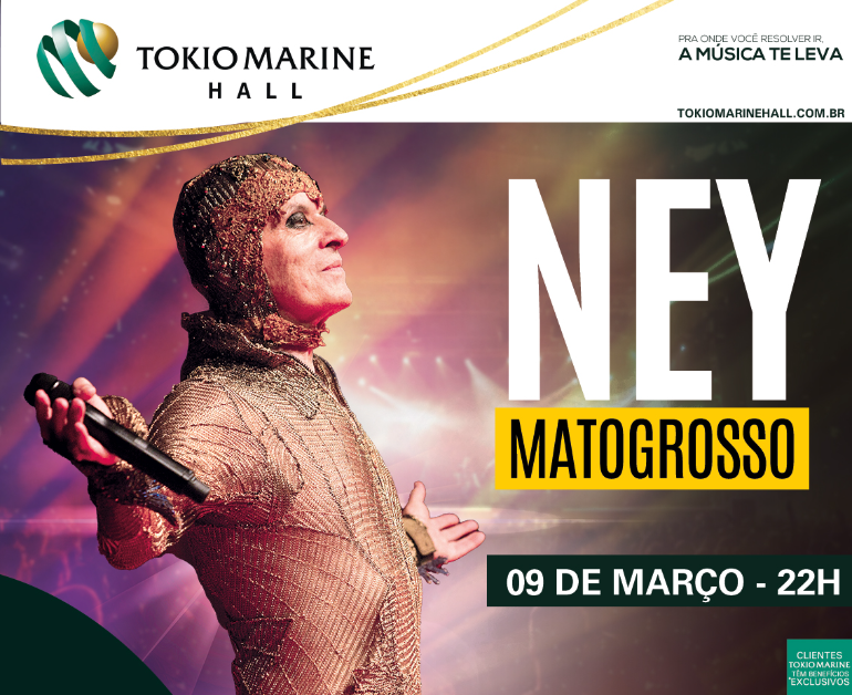 Bloco na Rua, novo show de Ney Matogrosso, chega ao Tokio Marine  Dia 09 de  ...